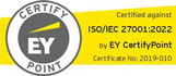 EY CertifyPoint ISO/IEC 27001:2013