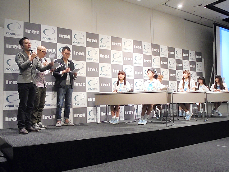 アイドルがクラウドを知るトークショーを開催