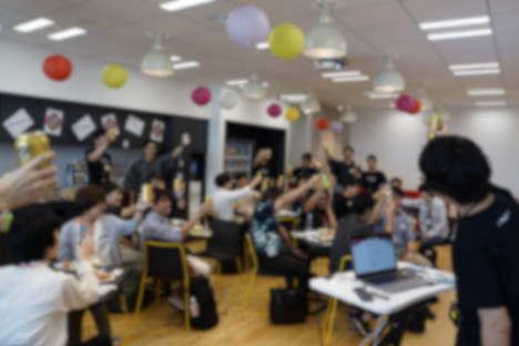 オフライン開催時のクラウド万博の様子 iret アイレット