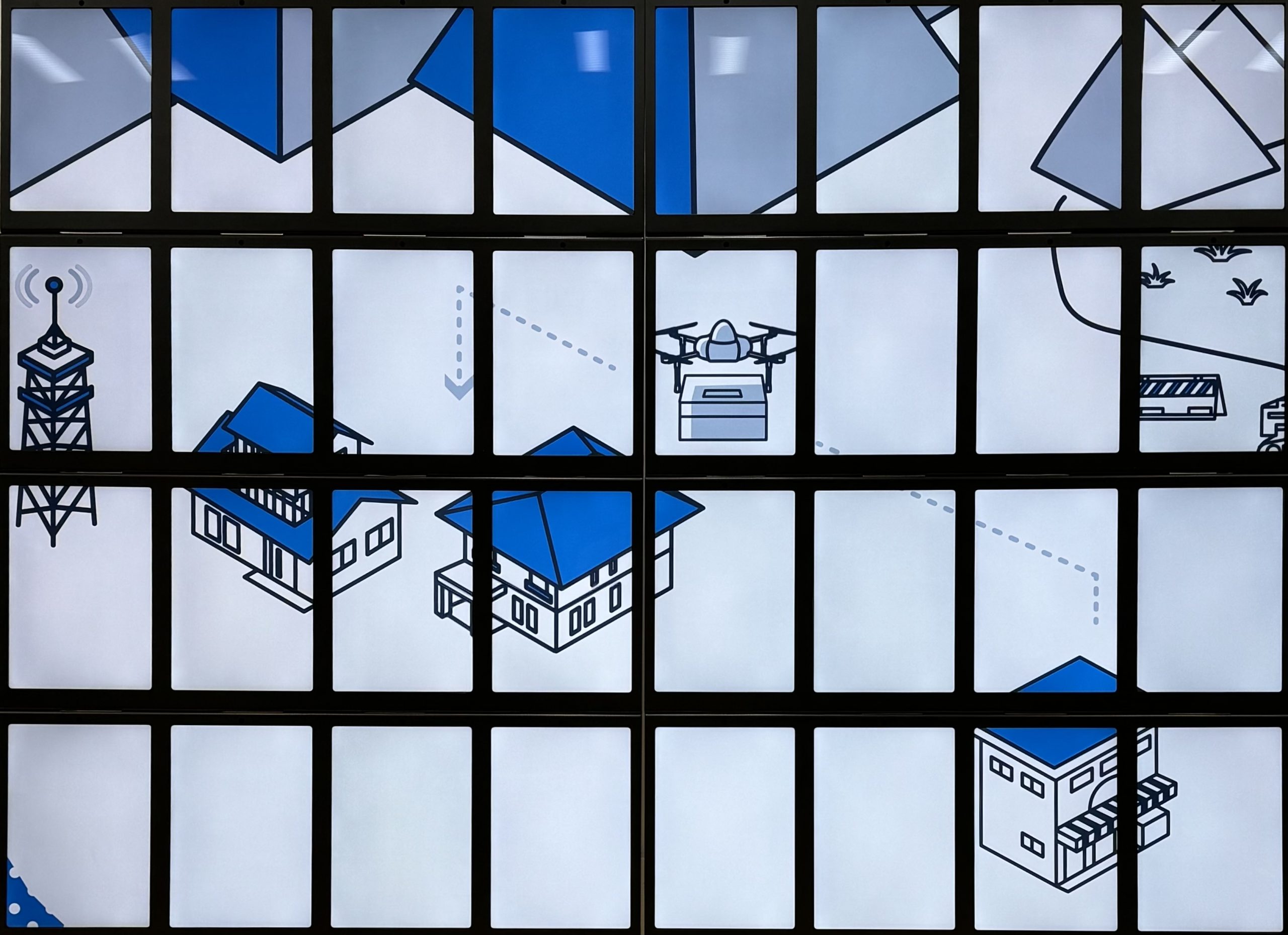 スクリーンセーバーモード時のイメージ